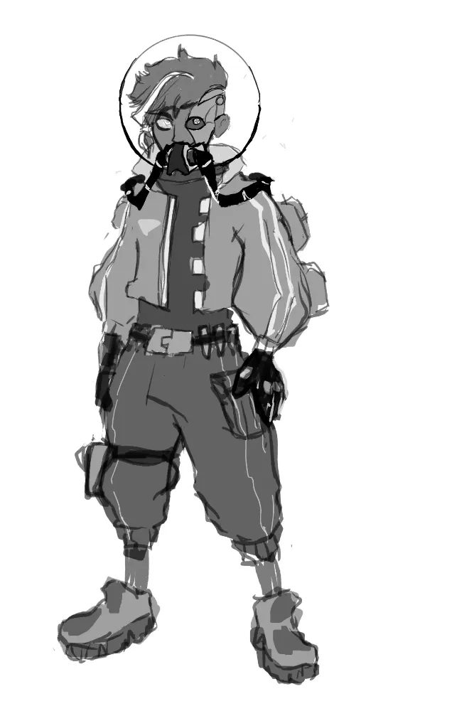 concept art charadesign Iuan