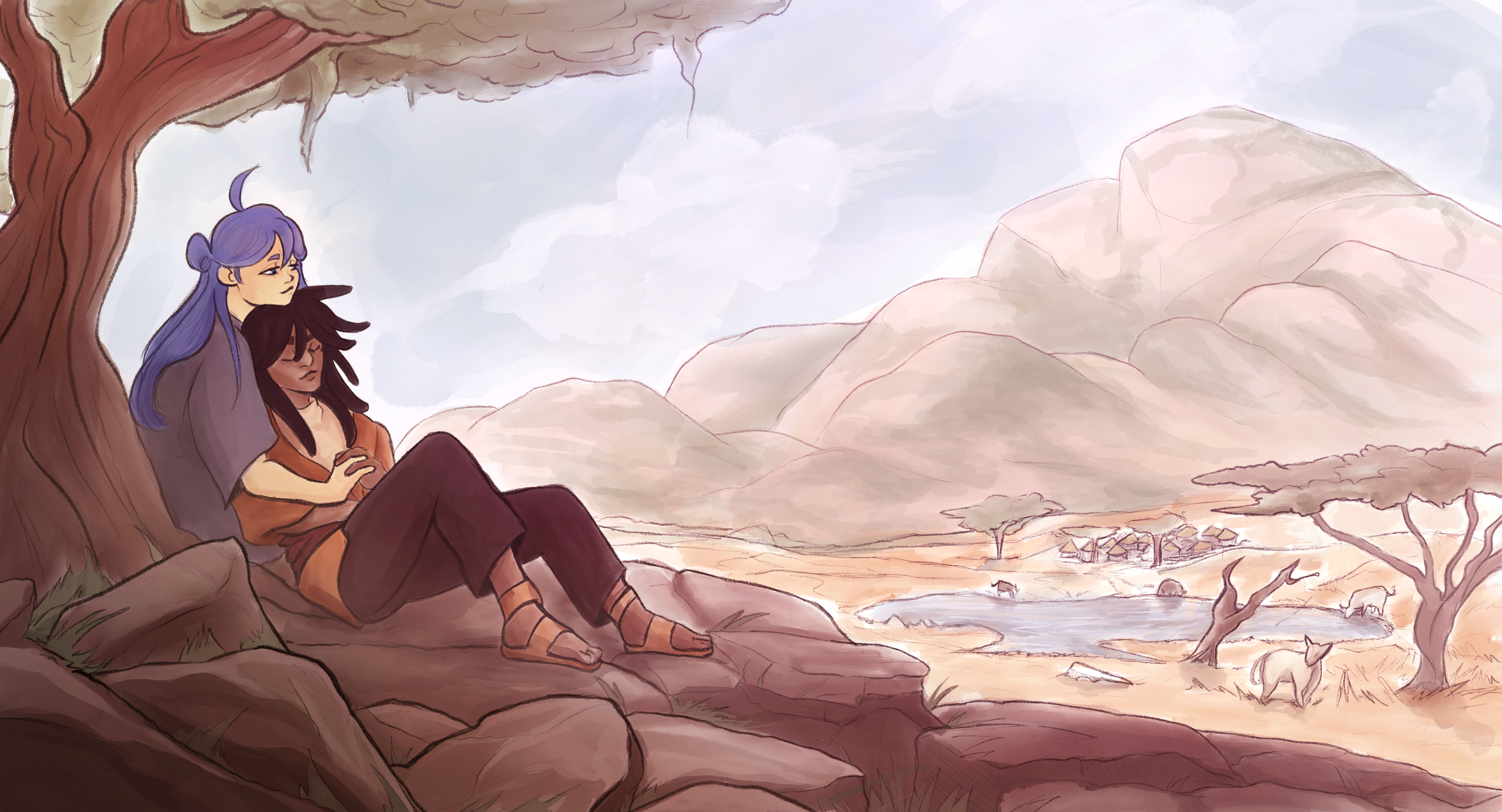 illustration for website